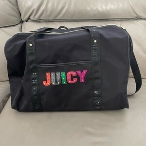 Juicy weekender duffel bag never used sat in closet 19”x12”